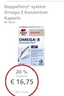 system Omega-3 Konzentrat Kapseln bei LINDA Premiumapotheke im Prospekt "" für 16,75 €