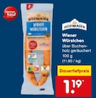 Aktuelles Wiener Würstchen Angebot bei Netto Marken-Discount in Leipzig ab 1,19 €