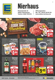 Aktueller EDEKA Supermärkte Prospekt für Oberhausen: Aktuelle Angebote mit 24} Seiten, 22.04.2024 - 27.04.2024