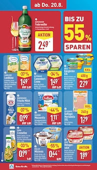 Milch im ALDI Nord Prospekt "Aktuelle Angebote" mit 45 Seiten (Potsdam)
