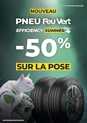 Promos Tablette dans le catalogue "PNEU Feu Vert" de Feu Vert Tablette en promo dans le catalogue Feu Vert à la page 1