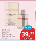London For Woman Eau de Parfum Angebote von Burberry bei budni Buxtehude für 39,99 €