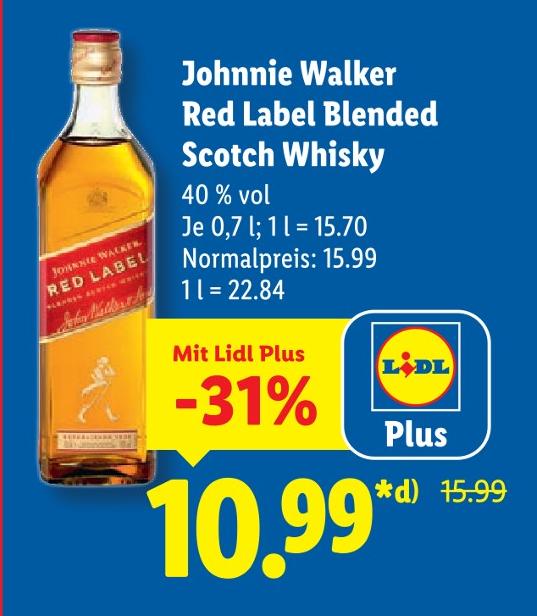 Red Label Blended Scotch Whisky