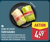Kohlrouladen von MEINE METZGEREI für 4,49 € bei ALDI Nord im Angebot Kohlrouladen von MEINE METZGEREI im aktuellen ALDI Nord Prospekt