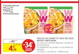 Poulet au curry et noix de coco - WEIGHT WATCHERS dans le catalogue Intermarché