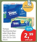 budni Barsbüttel - Taschentücher oder Duo-Box Angebot im Prospekt Taschentücher oder Duo-Box bei budni im Barsbüttel Prospekt für 2,99 €