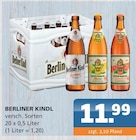 Berliner Kindl im Angebot bei Getränke Lehmann - Getränke A-Z in Eberswalde Berliner Kindl Angebote bei Getränke Lehmann - Getränke A-Z Eberswalde für 11,99 €