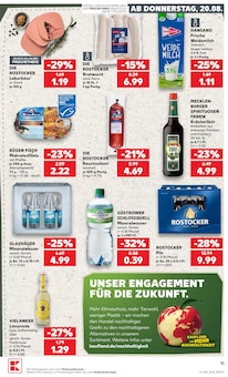 Bier im Kaufland Prospekt "Hier bin ich richtig" mit 52 Seiten (Rostock)
