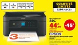 Imprimante multifonction - Epson - Super U à Vierzon Imprimante multifonction - Epson en promo chez Super U Vierzon à 44,99 €