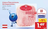 Original Österreichische Wurstspezialitäten Angebote bei Netto Marken-Discount Wuppertal für 1,49 €