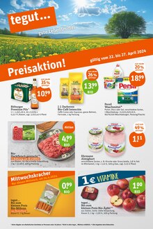 Biofleisch im tegut Prospekt "tegut… gute Lebensmittel" mit 24 Seiten (München)