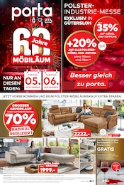 porta Möbel Prospekt für Gütersloh: "POLSTER INDUSTRIE MESSE", 2 Seiten, 05.09.2025 - 06.09.2025