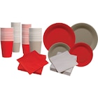 SUR TOUTE LA VAISSELLE À JETER COULEUR UNIE : SERVIETTES, ASSIETTES ET GOBELETS - CARREFOUR HOME en promo chez Carrefour Market Niort