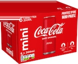 Mini canettes - COCA-COLA en promo chez Carrefour Roubaix à 6,12 €