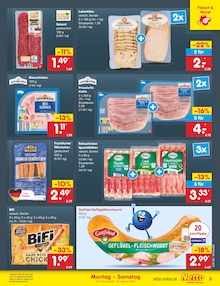 Fleisch im Netto Marken-Discount Prospekt "Aktuelle Angebote" mit 54 Seiten (Mannheim)