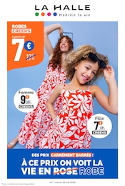 Catalogue Mode La Halle en cours à Leubringhen et alentours, "DES PRIX CARRÉMENT BARRÉS ! À CE PRIX ON VOIT LA VIE EN ROBE", 1 page, 07/05/2025 - 20/05/2025