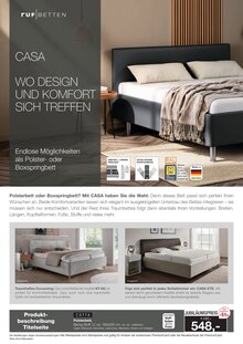 Bett im Möbel Inhofer Prospekt "SCHLAFEN" mit 12 Seiten (Reutlingen)