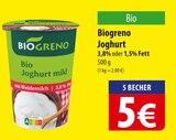 Biogreno Joghurt Angebote bei famila Nordost Stralsund für 5,00 €