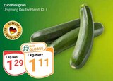 Aktuelles Zucchini grün Angebot bei GLOBUS in Mannheim ab 1,11 €