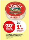 Camembert pasteurisé lepetit ou de campagne - Président dans le catalogue U Express