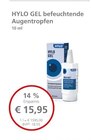 LINDA Haar - HYLO GEL befeuchtende Augentropfen Angebot im Prospekt HYLO GEL befeuchtende Augentropfen bei LINDA im Haar Prospekt für 15,95 €