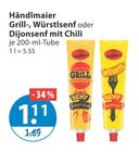 Chili im V-Markt Prospekt Grill-, Würstlsenf oder Dijonsenf mit Chili von Händlmaier im aktuellen V-Markt Prospekt für 1,11 €