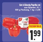 Paprika rot Angebote von Gut & Günstig bei EDEKA Weiden für 1,99 €