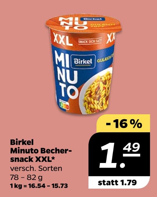 Minuto Becher-snack XXL