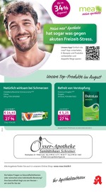 mea - meine apotheke Apotheken Prospekt der aktuellen Woche mit 4 Seiten, gültig von 01.08.2026 bis 31.08.2026, in Hohenwarth und Umgebung Aktueller mea - meine apotheke Apotheken Prospekt in Hohenwarth und Umgebung, "Unsere August-Angebote" mit 4 Seiten, 01.08.2026 - 31.08.2026