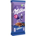 Tablettes De Chocolat Au Lait Oreo Milka en promo chez Auchan Hypermarché Tremblay-en-France