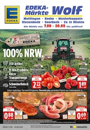 EDEKA Prospekt für Ibbenbüren: "Aktuelle Angebote", 24 Seiten, 11.08.2025 - 16.08.2025