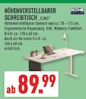 Höhenverstellbarer Schreibtisch ELMO im Angebot bei Marktkauf in Düsseldorf Höhenverstellbarer Schreibtisch ELMO Angebote von HOME DELUXE bei Marktkauf Düsseldorf für 89,99 €