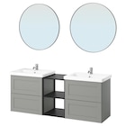 Badezimmer anthrazit/grau Rahmen Angebote von ENHET bei IKEA Herford für 570,98 €