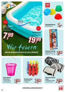 Schwimmbecken im KiK Prospekt "Wir feiern" mit 30 Seiten (Oberhausen)