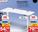 Höhenverstellbarer Schreibtisch Office im Angebot bei Netto Marken-Discount in Leipzig Höhenverstellbarer Schreibtisch Office Angebote bei Netto Marken-Discount Leipzig für 79,99 €