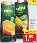 Saft oder Nektar im Netto Marken-Discount Prospekt Saft oder Nektar von Albi im aktuellen Netto Marken-Discount Prospekt für 1,59 €