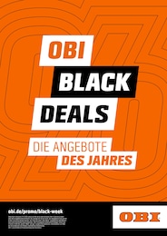 OBI Prospekt für Gars Bahnhof und Umgebung: „OBI BLACK DEALS“, 25 Seiten, 14.11.2025 - 30.11.2025