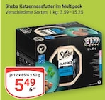 Katzennassfutter im Multipack Angebote von Sheba bei GLOBUS Erfurt für 5,49 €