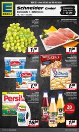 EDEKA Prospekt für Emsdetten mit 17 Seiten EDEKA Prospekt für Emsdetten: "Aktuelle Angebote", 17 Seiten, 04.08.2025 - 09.08.2025