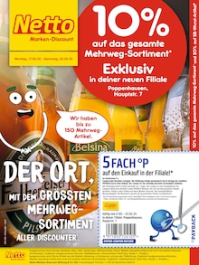 Netto Marken-Discount Prospekt mit 4 Seiten (Poppenhausen)