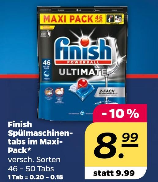 Spülmaschinentabs im Maxi-Pack