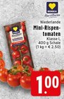 Aktuelle Tomaten Angebote bei EDEKA in Krefeld Aktuelles Mini-Rispentomaten Angebot bei EDEKA in Krefeld ab 1,00 €