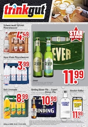 Trinkgut Prospekt für Hühnerkirche mit 8 Seiten Trinkgut Prospekt für Hühnerkirche: "Aktuelle Angebote", 8 Seiten, 16.02.2026 - 21.02.2026