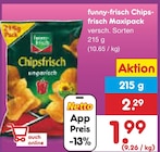 Aktuelles Chipsfrisch Maxipack Angebot bei Netto Marken-Discount in Mainz ab 1,99 €