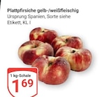 GLOBUS Castrop-Rauxel - Plattpfirsiche gelb-/weißfleischig Angebot im Prospekt Plattpfirsiche gelb-/weißfleischig bei GLOBUS im Castrop-Rauxel Prospekt für 1,69 €