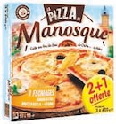 Pizzas Surgelées 3 Fromages - LA PIZZA DE MANOSQUE - Super U à Toulon Pizzas Surgelées 3 Fromages - LA PIZZA DE MANOSQUE en promo chez Super U Toulon à 8,95 €