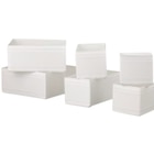 Lot de 6 boites de rangement pour dressing en promo chez Carrefour Roubaix à 4,99 €