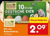 Eier aus Bodenhaltung im aktuellen Netto Marken-Discount Prospekt