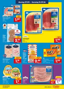 Wurst im aktuellen Netto Marken-Discount Prospekt (Karlsruhe) Wurst im Netto Marken-Discount Prospekt "Aktuelle Angebote" mit 73 Seiten (Karlsruhe)