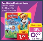 Kindersortiment Angebote von Ferdi Fuchs bei Netto Marken-Discount Bad Oeynhausen für 0,99 €
